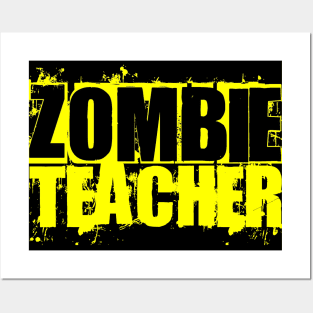 Zombie Teacher Posters and Art